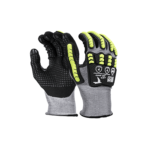 18G A8 Nitrile coated with dots,Impact 2