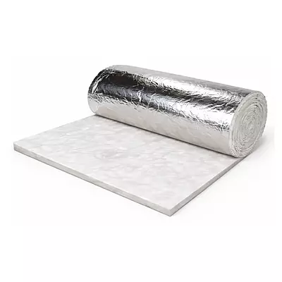 Fibra de Vidrio C/R ALuminio REF T-75 1.5"(0.038) X 48"(1.22) X100'(30.48) JM - HVFVDW154100B