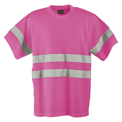 150g Poly Cotton Safety T-Shirt with tape