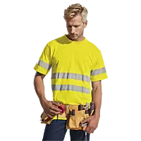 150g Poly Cotton Safety T-Shirt with tape
