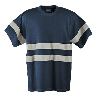 150g Poly Cotton Safety T-Shirt with tape