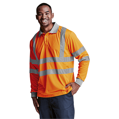 Barron Long Sleeve Reflective Golfer With Tape