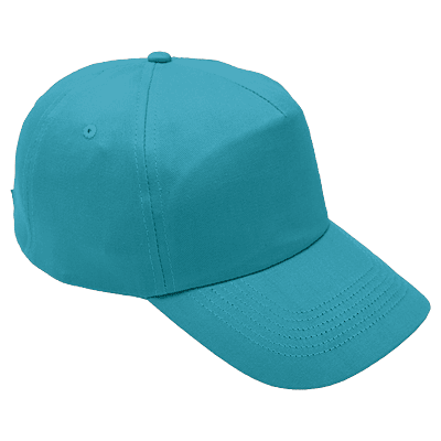 5 Panel Cotton with Hard Front Cap