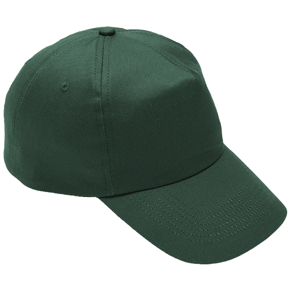 5 Panel Cotton with Hard Front Cap