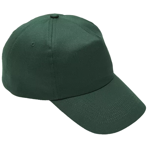 5 Panel Cotton with Hard Front Cap