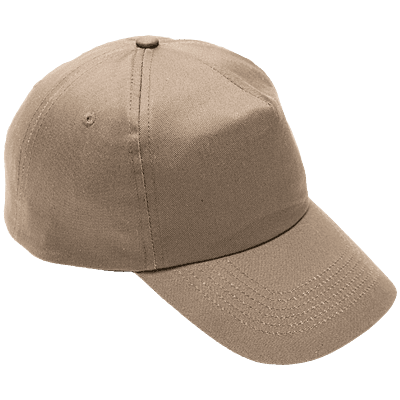 5 Panel Cotton with Hard Front Cap