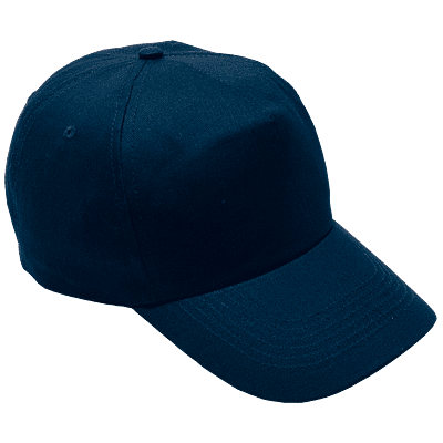 5 Panel Cotton with Hard Front Cap