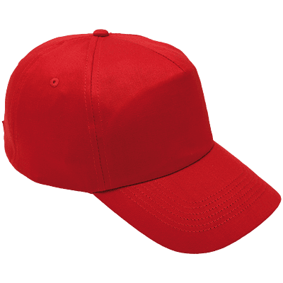 5 Panel Cotton with Hard Front Cap