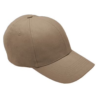 6 Panel Brushed Cotton Cap