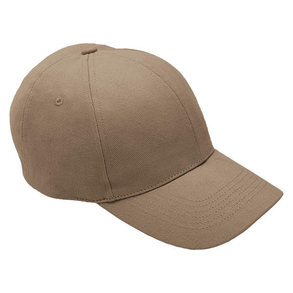 6 Panel Brushed Cotton Cap