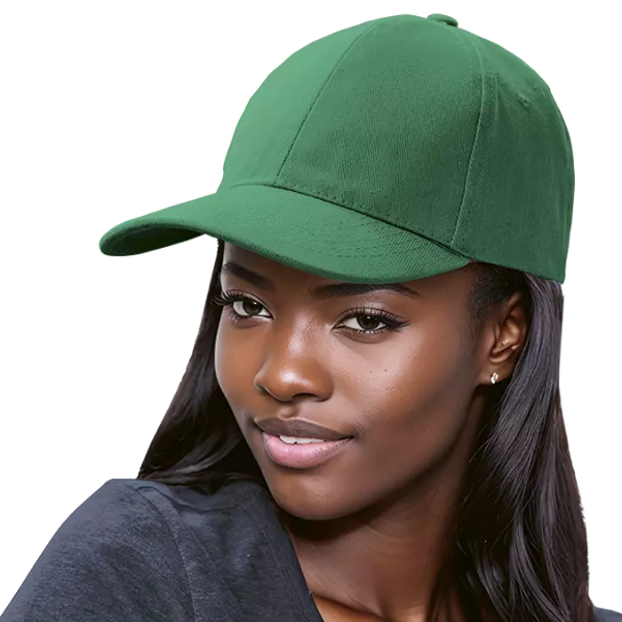 6 Panel Brushed Cotton Cap