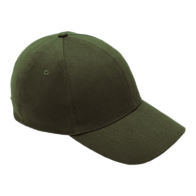 6 Panel Brushed Cotton Cap