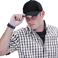 6 Panel Raven Cap