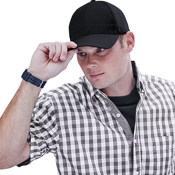 6 Panel Raven Cap