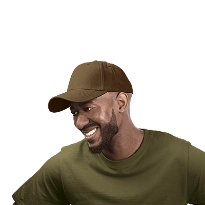 6 Panel Barron Washed Oil Skin Cap