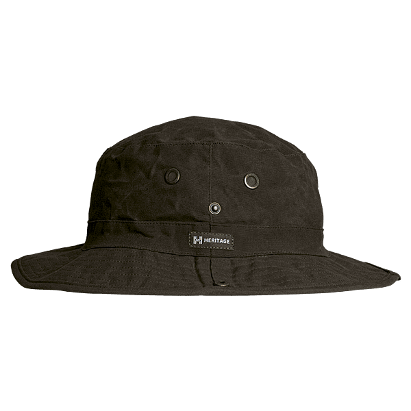 Heritage Washed Oil Skin Outdoor Hat