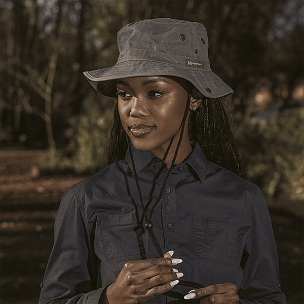 Heritage Washed Oil Skin Outdoor Hat