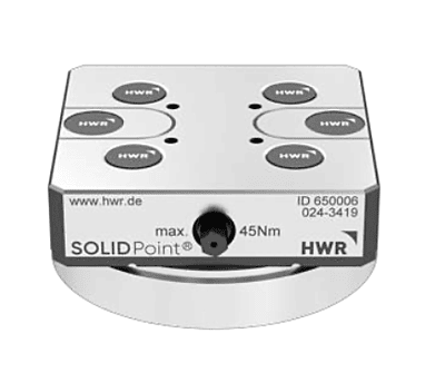 SOLIDPoint 52mm plate, 650006 square, 104mm x 104mm, for Matsuura round pallet, w/ 3.2 inch bolt hole circle (SX0326) SOLIDPoint 52mm plate, 650006 square, 104mm x 104mm, for Matsuura round pallet, w/ 3.2 inch bolt hole circle (SX0326)