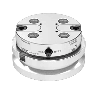 SOLIDPoint 52mm plate, 650101 round, 116mm, for Makino round pallet, w/ 95 mm bolt hole circle (SX0374)