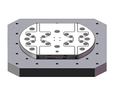 SOLIDPoint 96/52mm plate, 6900381 rectangular, 320mm x 384mm, for Matsuura square pallet, 19.7" x 19.7"  (SX402), 8 bolts,