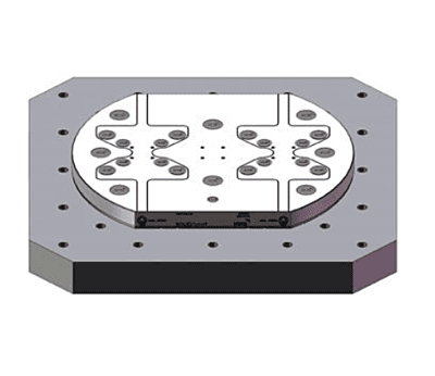 SOLIDPoint 96/52mm plate, 6900381 rectangular, 320mm x 384mm, for Matsuura square pallet, 19.7" x 19.7" (SX403), 4 bolts,
