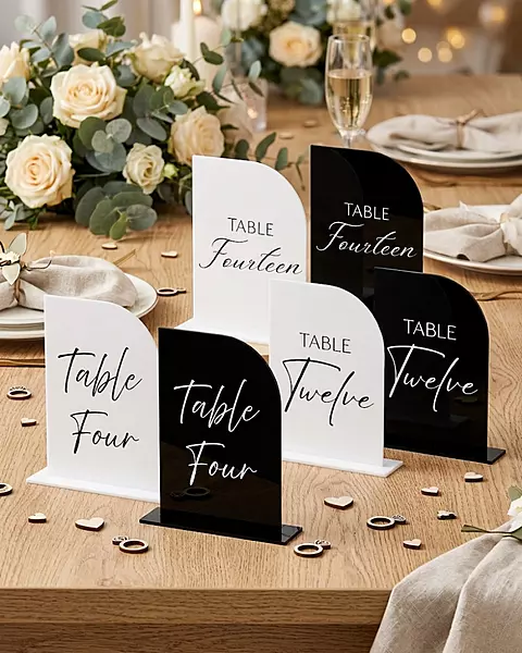 Half Arch Table Numbers