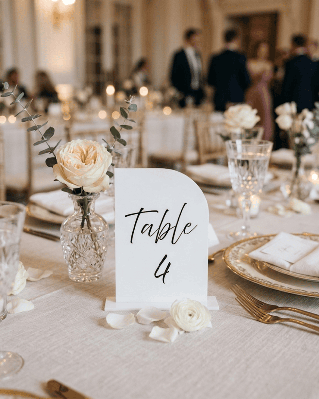 Half Arch Table Numbers