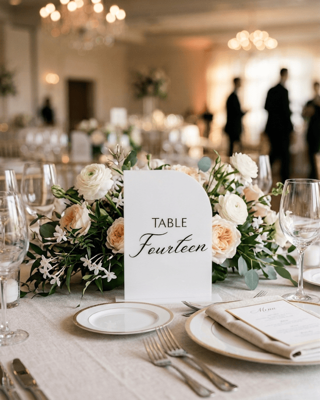 Half Arch Table Numbers