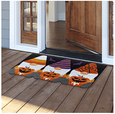Halloween Gnomes Coir Doormat