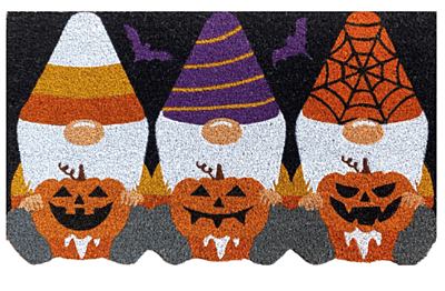 Halloween Gnomes Coir Doormat