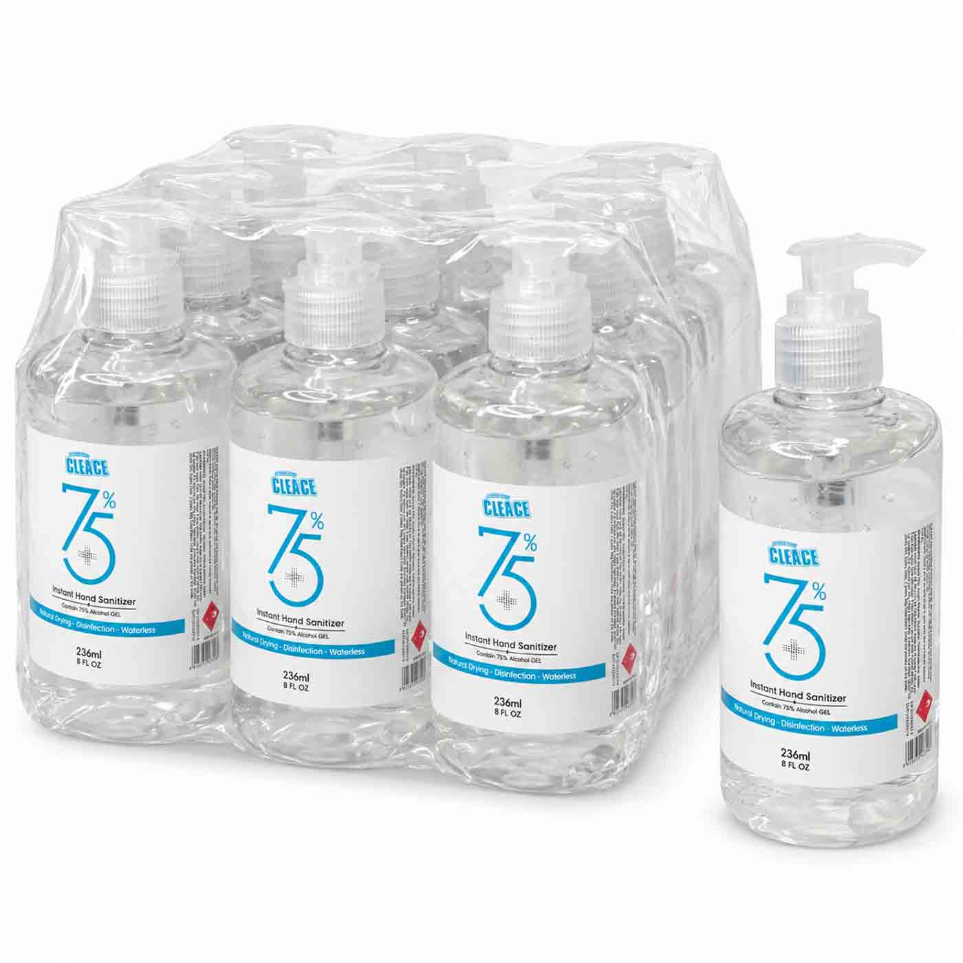Hand Sanitizer Cleace 8oz 24/12