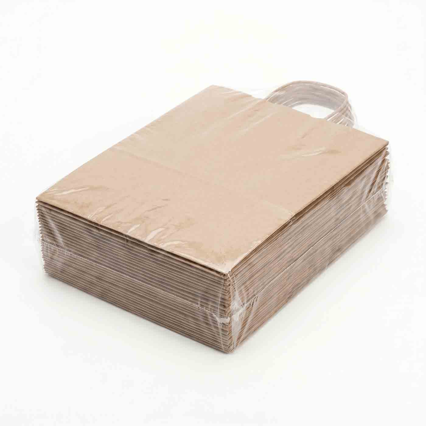 Handle Bags 30# Plain Brown 5/50