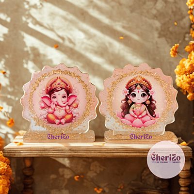 Resin Lakshmi Idol with intricate detailing – Cherizo Handmade Decor