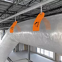 Hang Flat - Innovative Lay Flat Ducting Hangar - 50 Pack