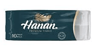 Hannan Toilet Tissue 2 Ply 10 Rolls