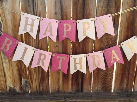 Happy Birthday Banner – DIY