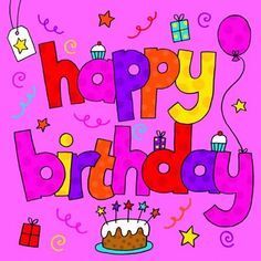 Happy Birthday Bubblicious Card - Pink