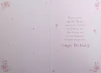 Happy Birthday Sister Teddy Card