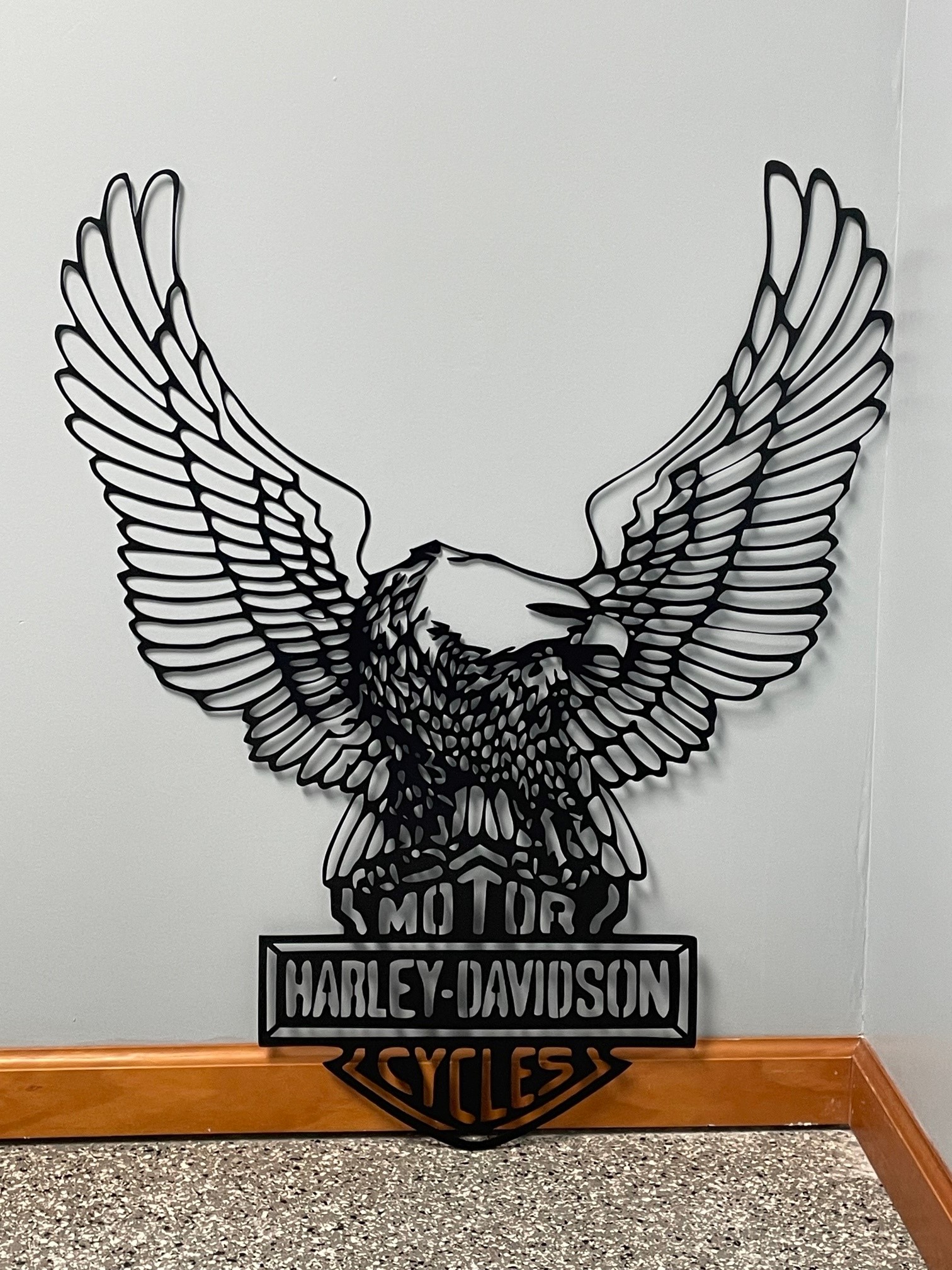 Harley Davidson with Eagle Harley Davidson with Eagle