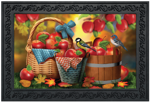 Harvest Apple Basket Doormat
