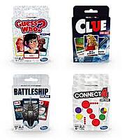 Hasbro Gaming Card Game Assortment - Connect 4, Clue, Guess Who, Battleship