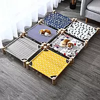 Pet Camping Wooden Bed Dog Bed Pet Hammock Sofa