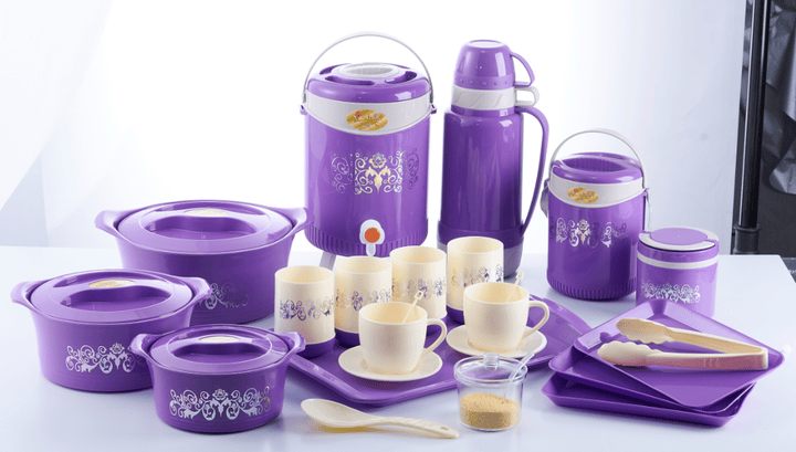 MASTER CHEF SET OF 20 PIECES FAMILY SET MULTI FUNCTIONAL FOOD FLASK SET