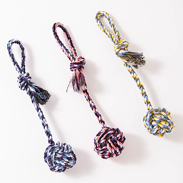 Durable Rope Ball Tug Toy for Dogs