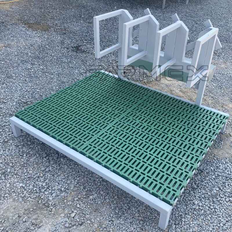 Headlock for Goat Sheep 3U with Base-Anti Rust Hot-Dip Galvanised