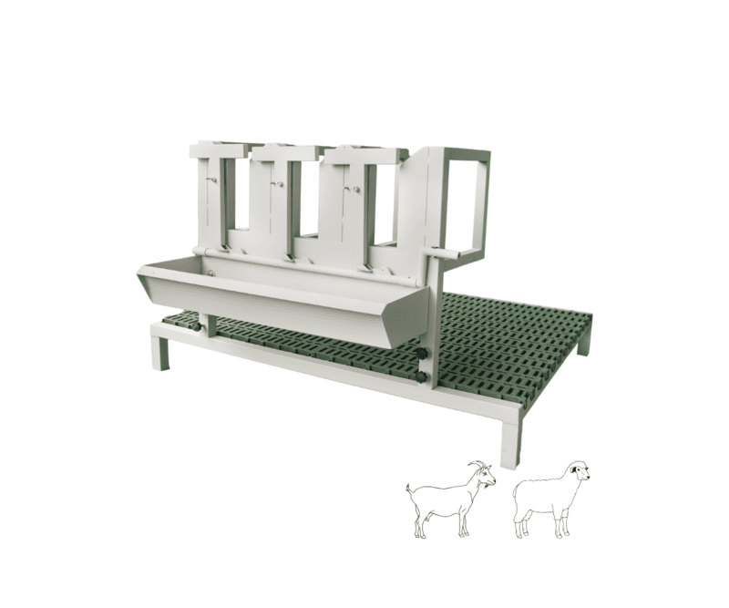 Headlock for Goat Sheep 3U with Base-Painted Metal Steel