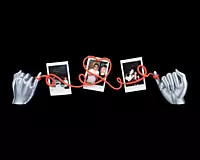 Heartstring Photo String -3D
