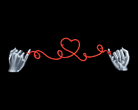 Heartstring Photo String -3D