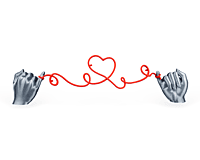 Heartstring Photo String -3D