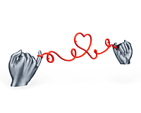 Heartstring Photo String -3D